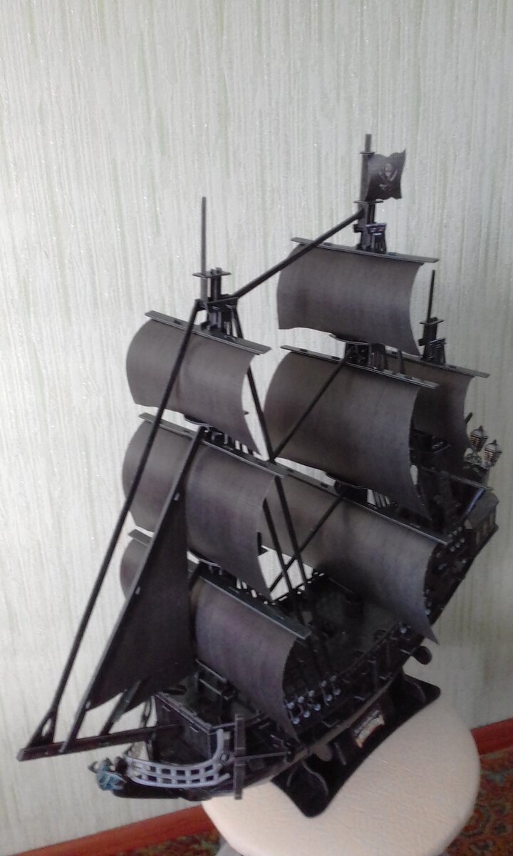 Флагманский корабль Черной Бороды  "Месть королевы Анны"