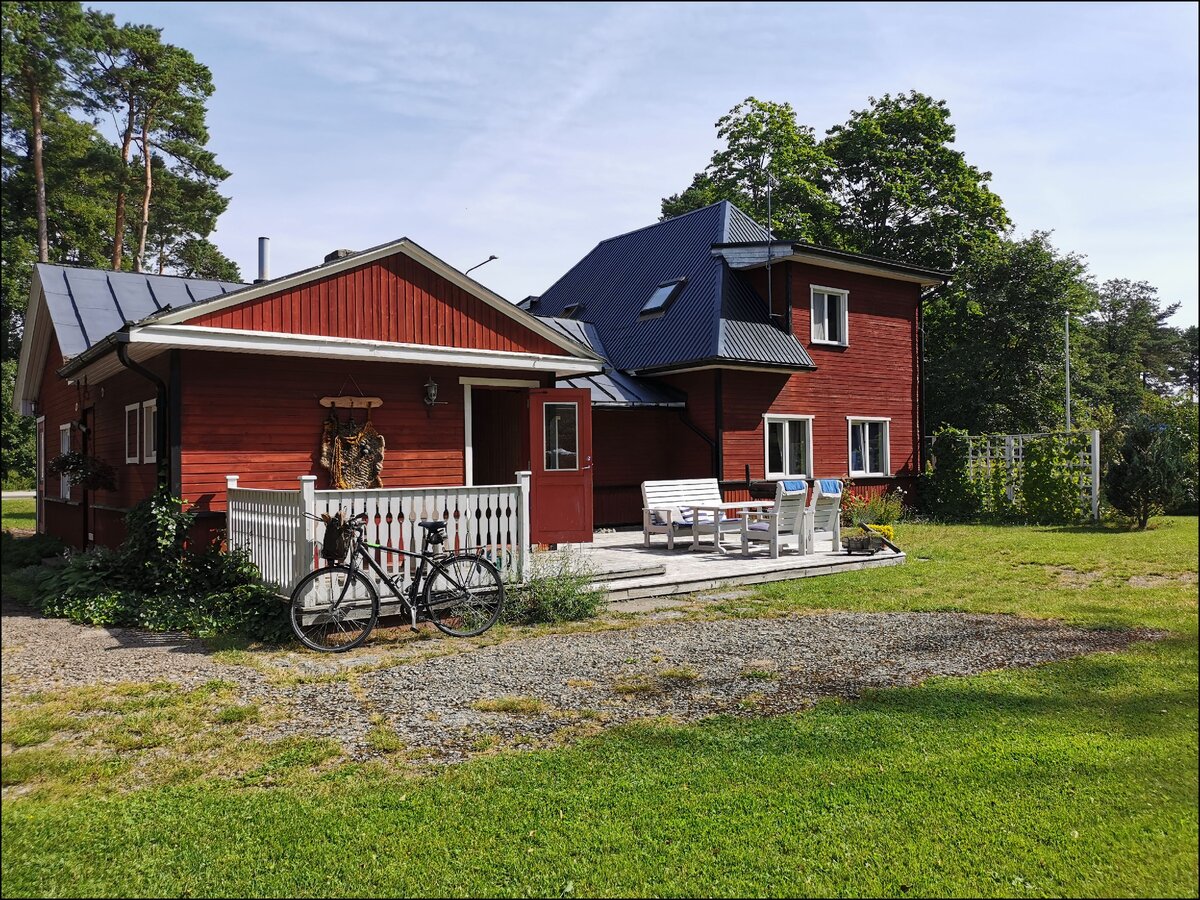 Задний двор отеля