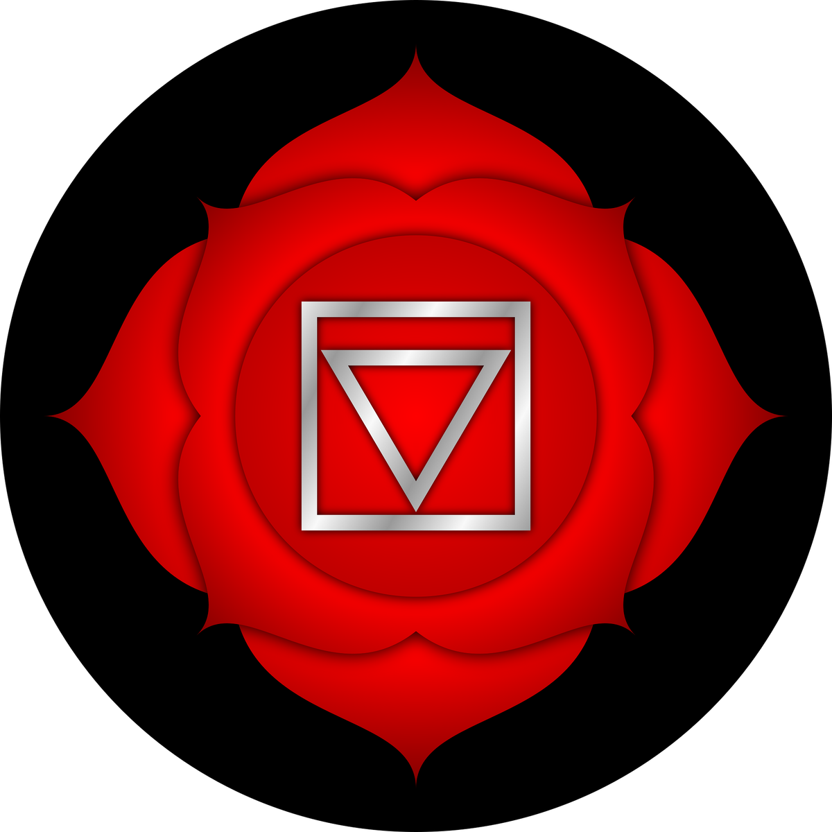 1 чакра, энергия красного цвета, попросту её называют "половой", а энергию кундалини, присущую первой чакре - сексуальной. В терминологии йоги и аюрведы - "Муладхара".