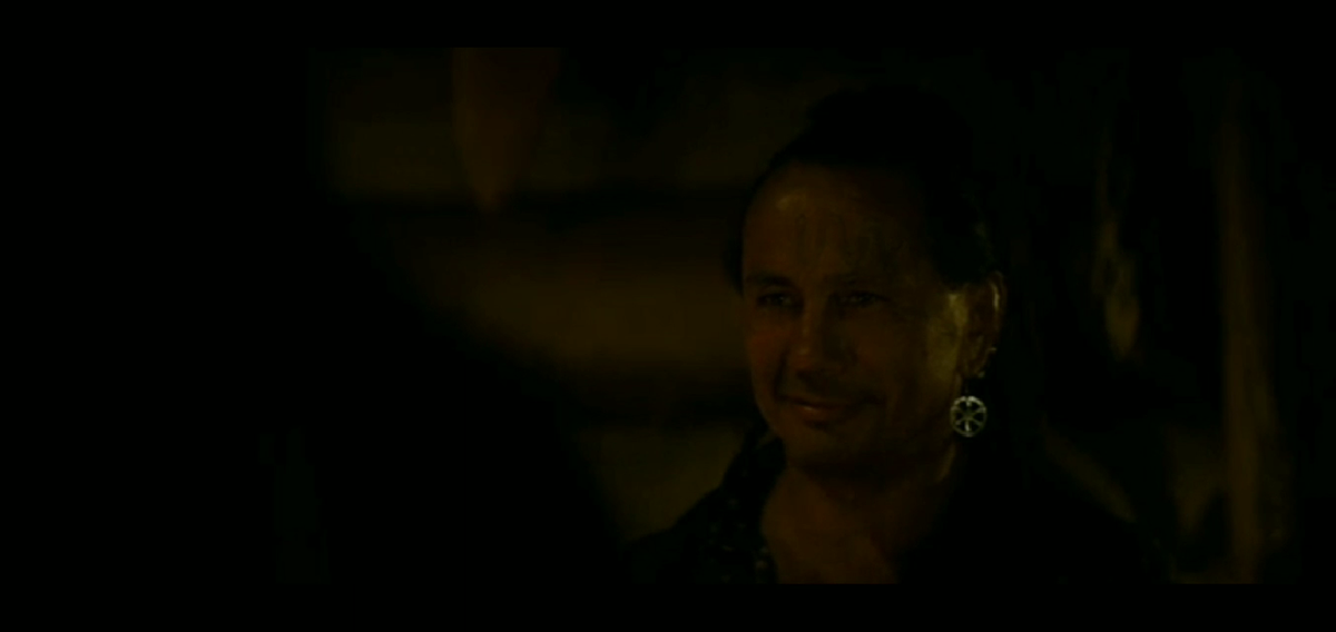 На реплику Александры Чингачгук в фильме промолчал