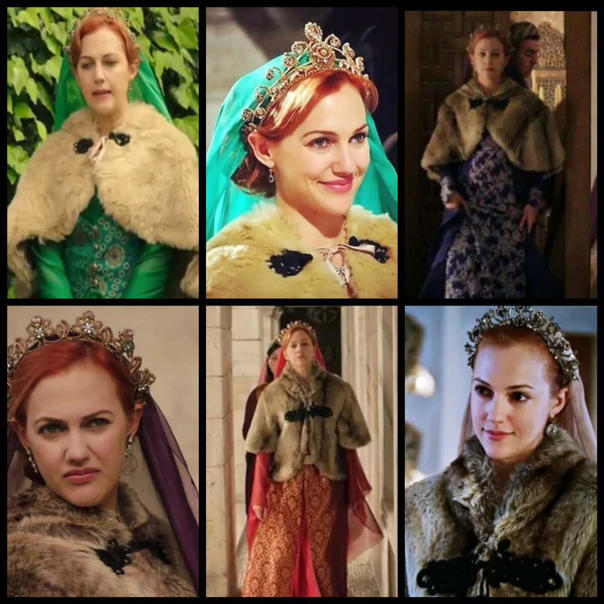 Хюррем- султан в одном и том же. Коллаж автора! 