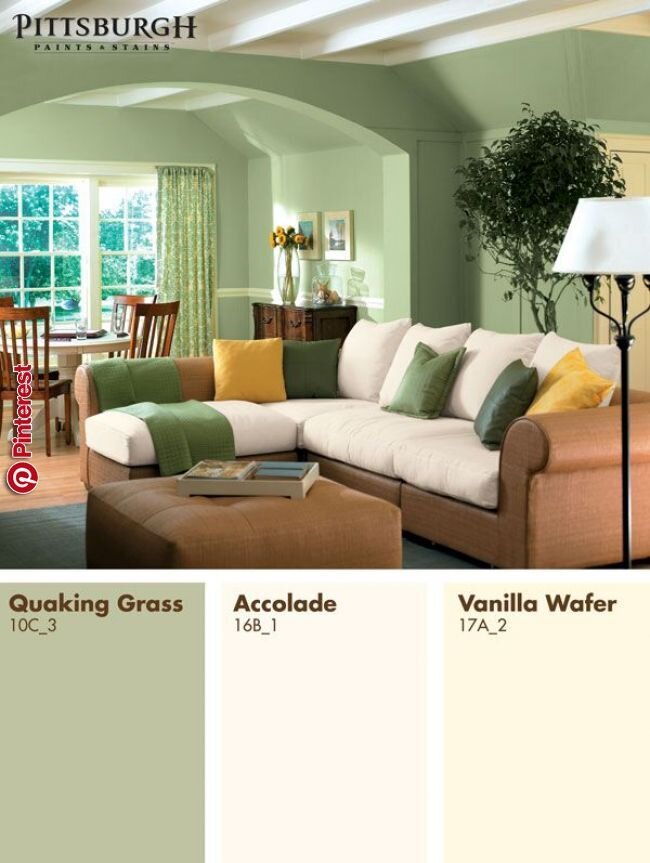 При выборе цветов ориентируетесь на цвета которые уже есть у вас в комнате, дополняйте их мелким декором.