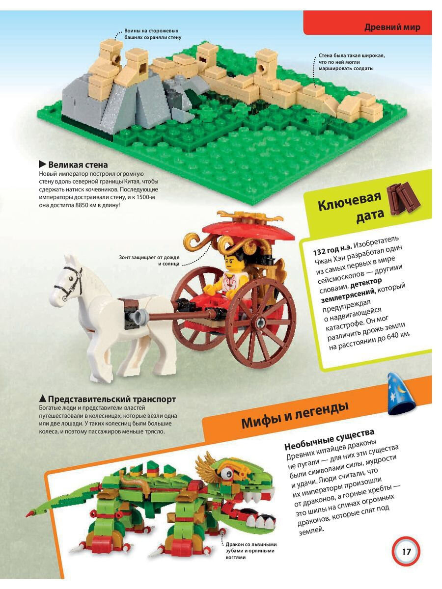 1. Эксмо / LEGO История человечества (+ набор LEGO из 60 элементов)