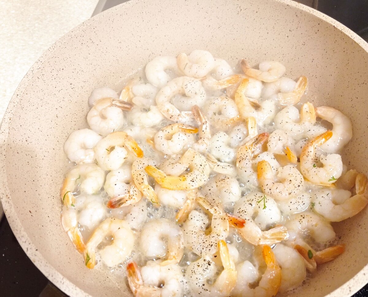 Готовлю креветки за 5 минут до Нового года