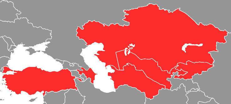 Великий туран карта эрдоган