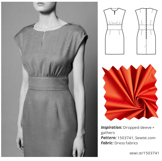 Изображение модели взято из открытых источников. Технические рисунки созданы в Sewist CAD. 