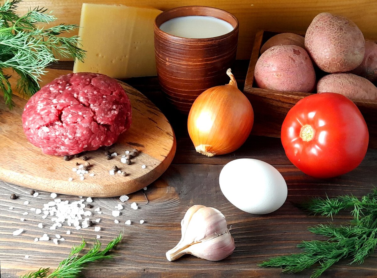 ингредиенты для приготовления пастушьего пирога 