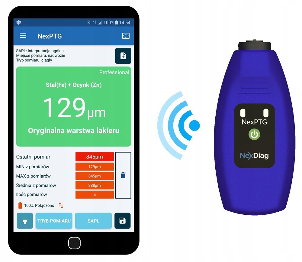 Толщиномер NexDiag NexPTG
