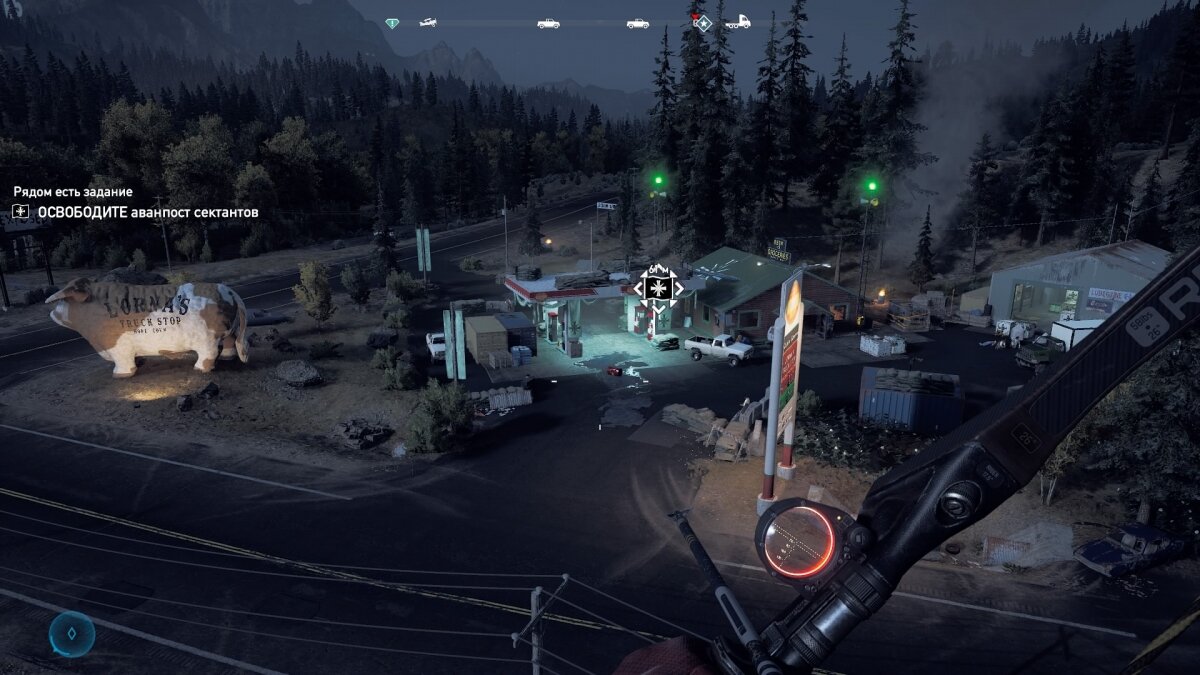 В FarCry 5 можно вырезать весь аванпост, не заходя в него.