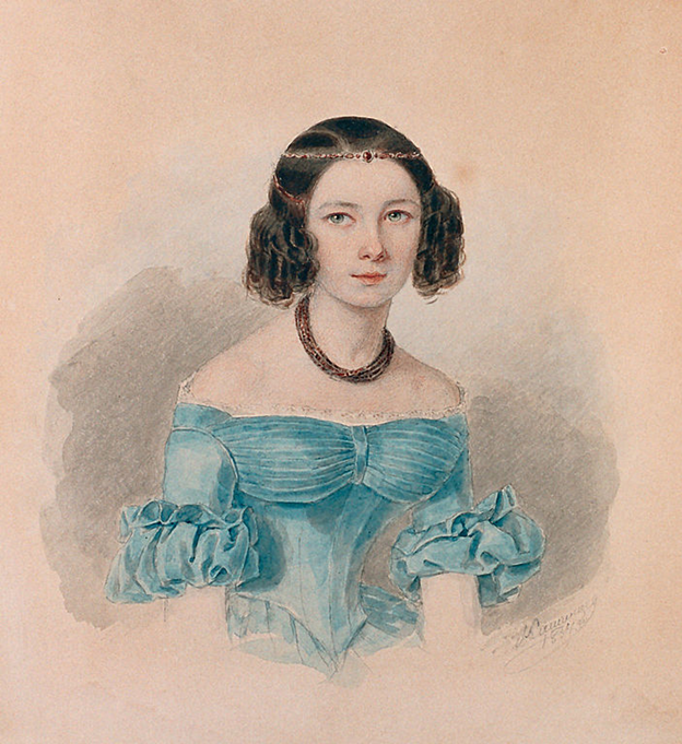 Акварель М. А. Кашенцева, 1834 год