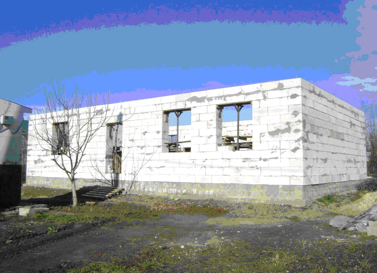 Дом из газосиликатных блоков