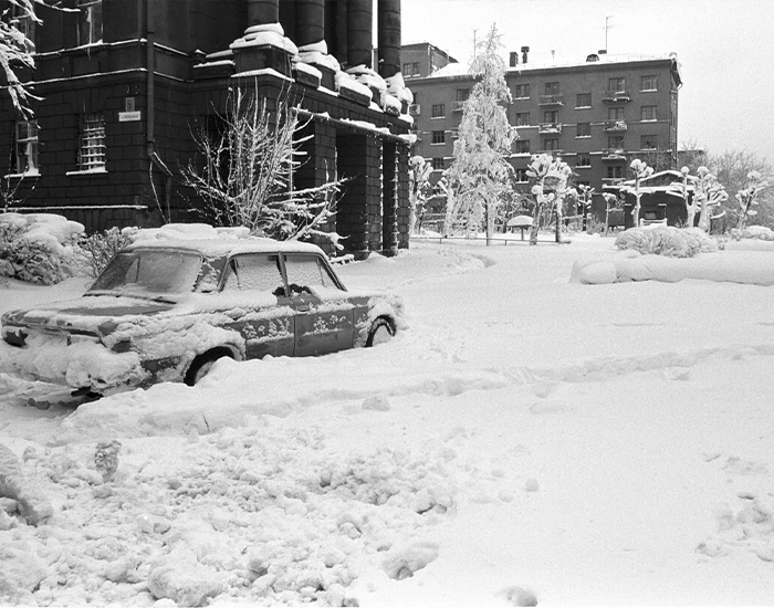 Снегопад в Свердловске, 1980-е годы. Фото взято из открытых источников: fotojoin.ru
