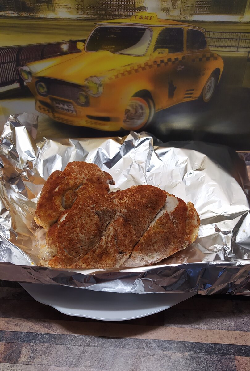 вот такой страшненький окорок, но очень вкусный