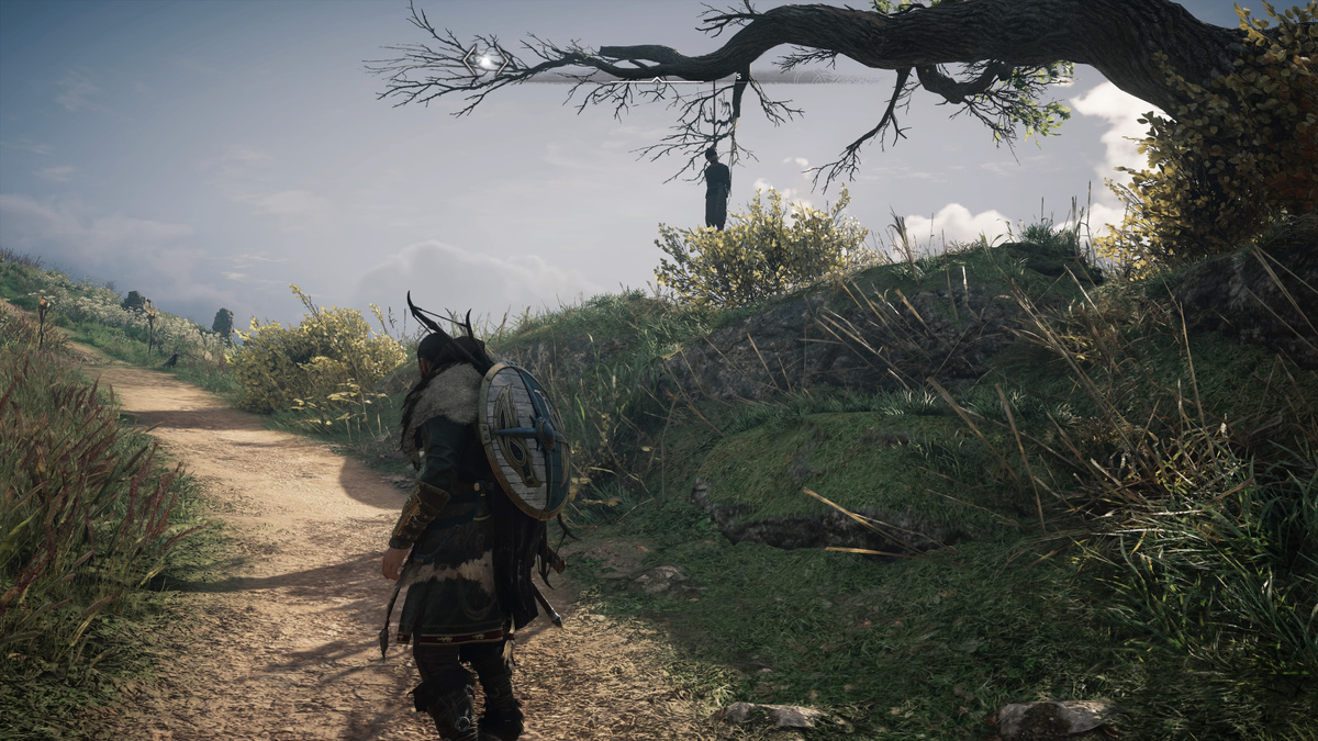 Тяжела судьба на ветвях. Авторский скриншот.