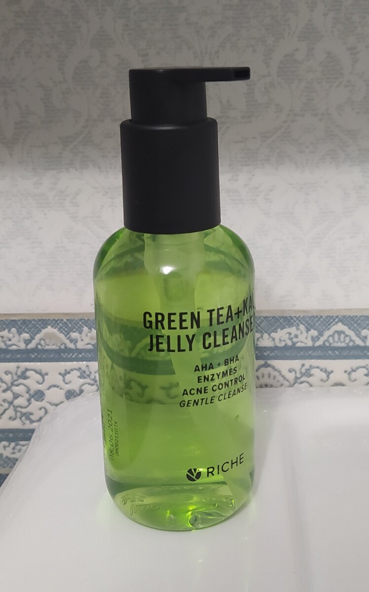 Гель для умывания RICHE Green Tea + Kale 