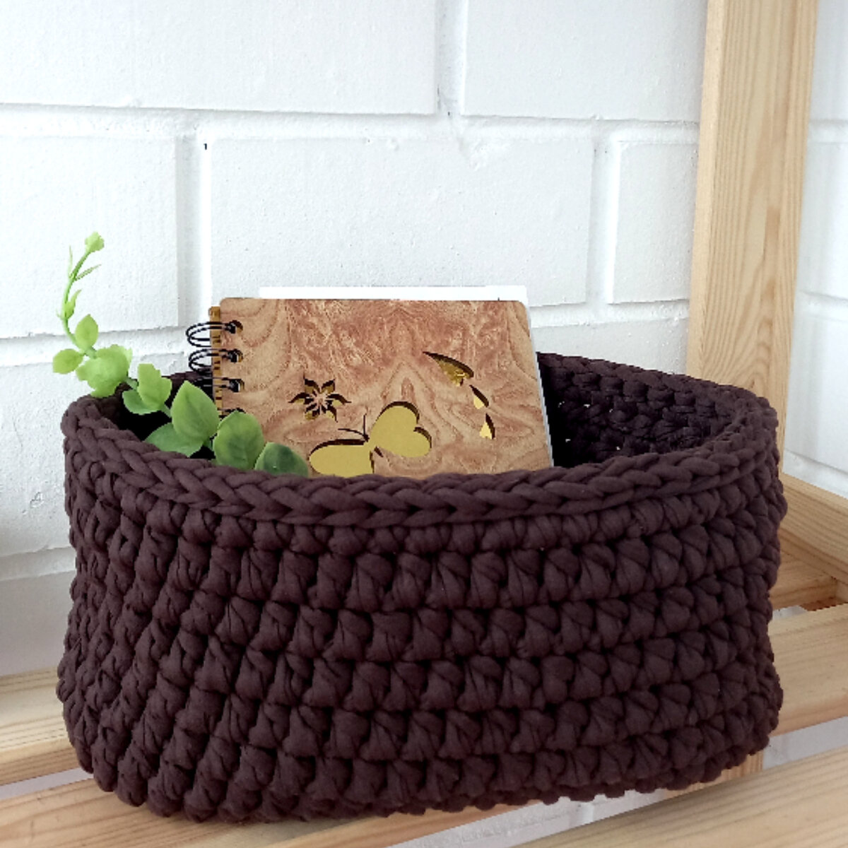 #корзина #хранение вещей #порядок в доме #организация пространства #вязание для дома #эко-дизайн #корзина для хранения #вязаная корзина #вязание крючком 