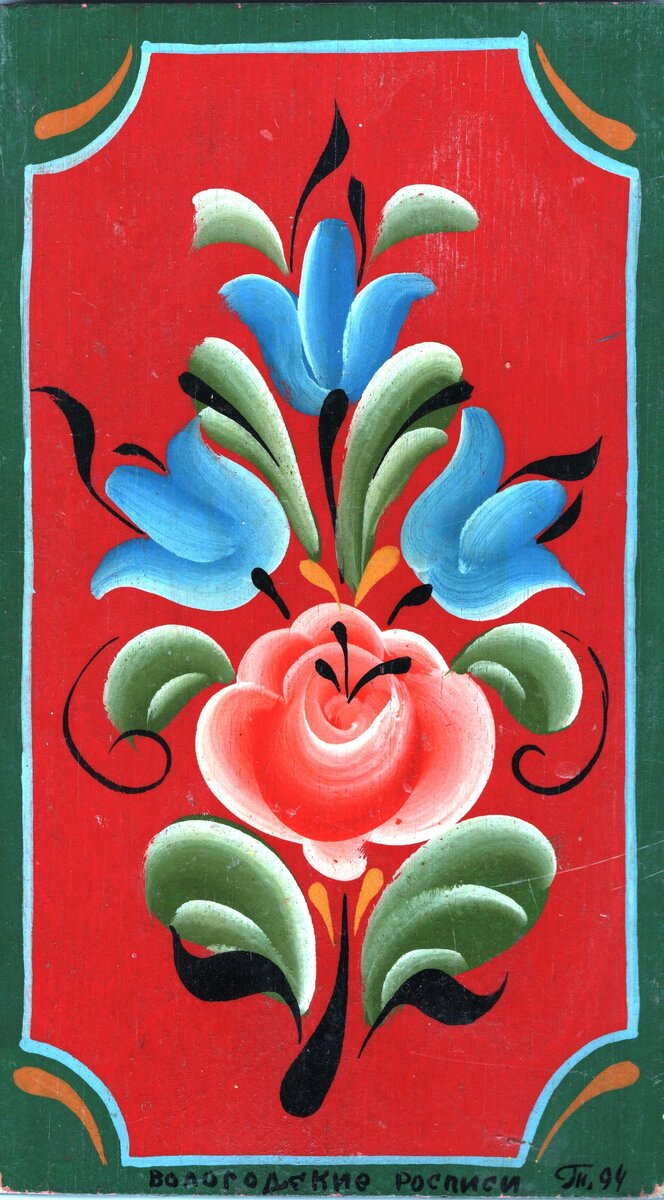 Свободная кистевая роспись. Фото из открытых источников.