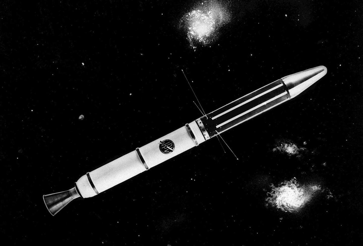 "Эксплорер-1" вместе с четвёртой ступенью