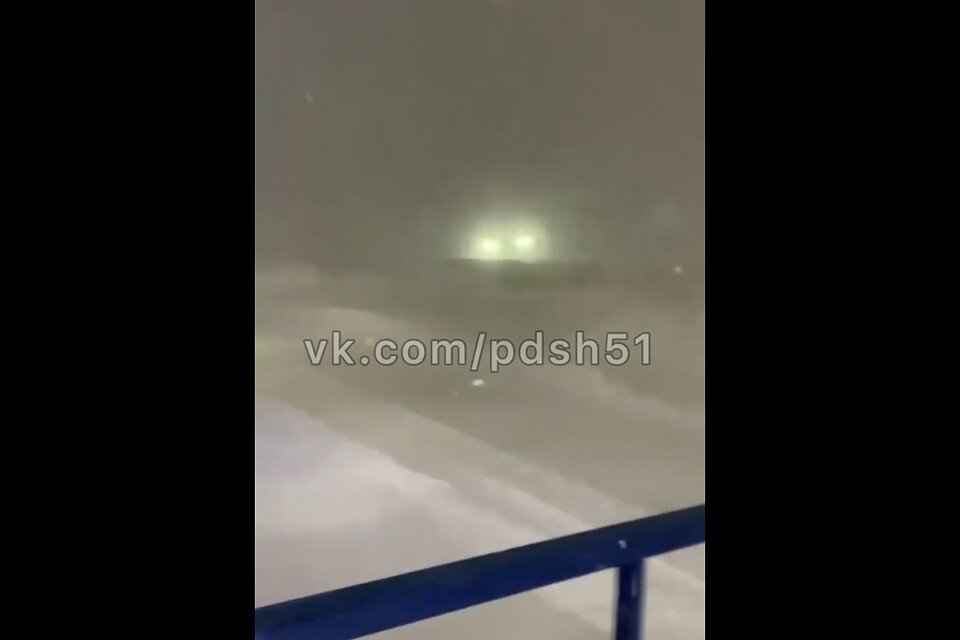     Снежную стихию северяне сняли на видео. Фото: скриншот видео