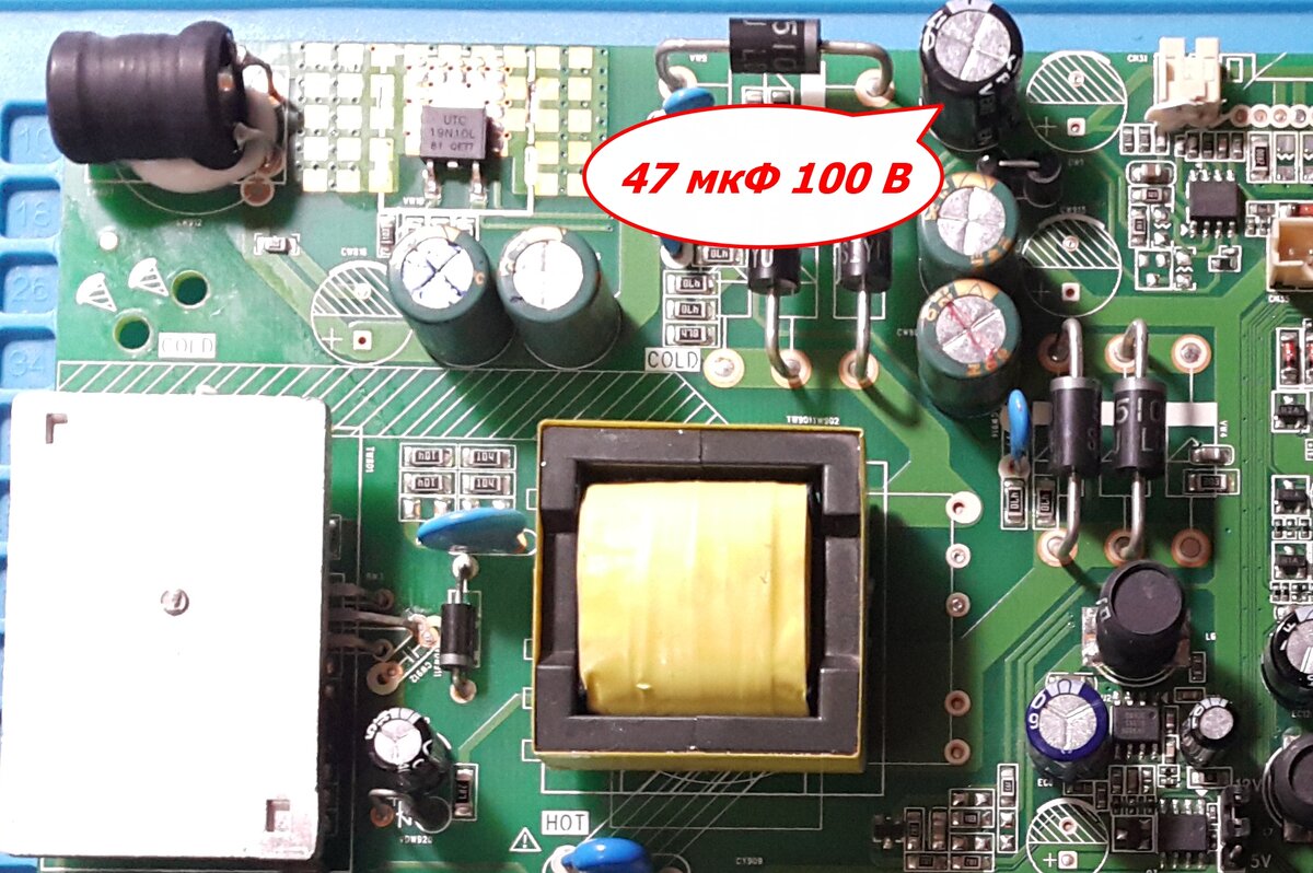 Принцип работы LED драйвера OB3350 или SUPRA STV-LC32T400WL ...