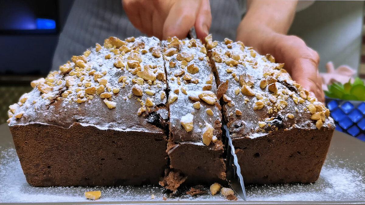 Мои домашние кексы намного вкуснее магазинных, да еще и дешевле. Шикарный шоколадный  кекс с бананами на праздничный стол и не только | Розовый баклажан | Дзен