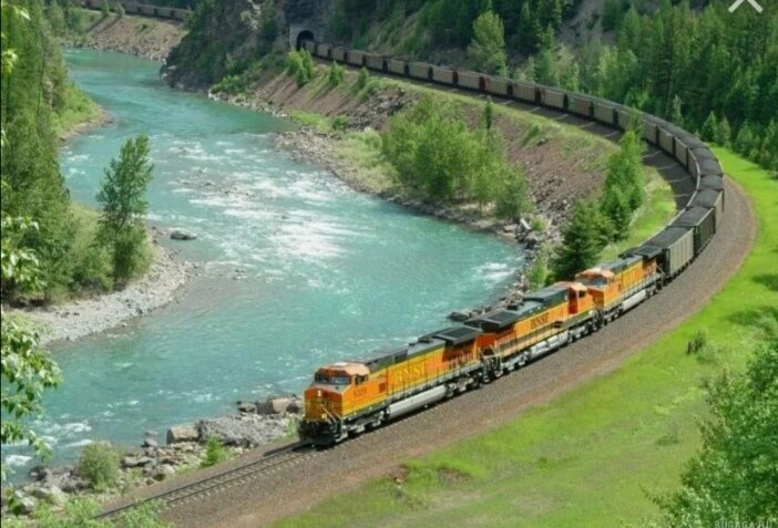 Железная дорога моя (фото в свободном доступе интернет) 