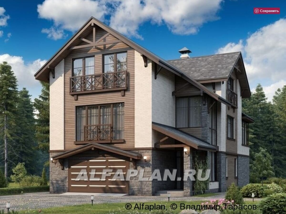 НА СЛАЙД ШОУ 2 ФОТО: Проект загородного дома 173А © Владимир Тарасов