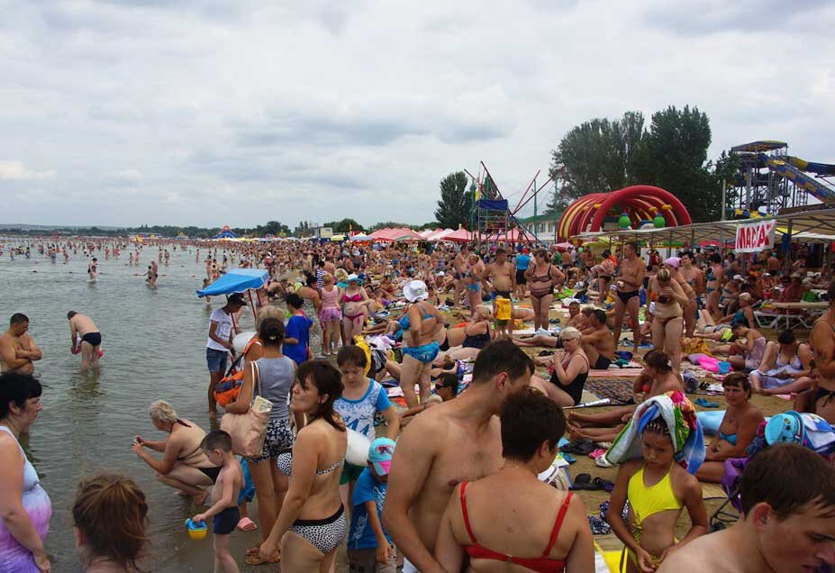 Пляжи Анапы... Фото с сайта senat-perm.livejournal.com