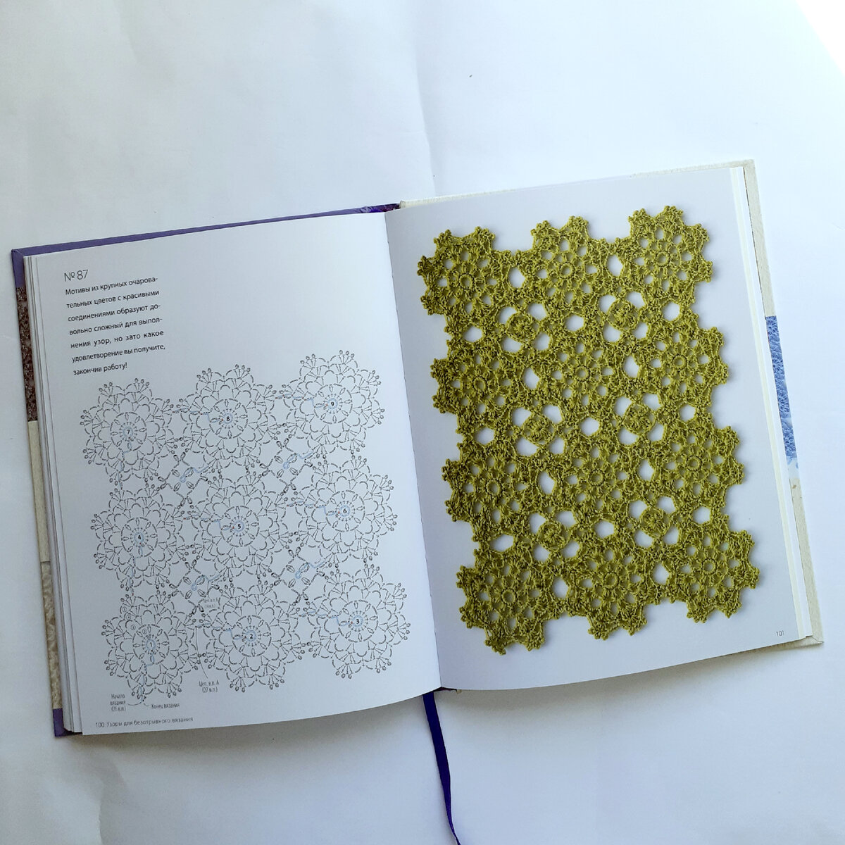 Некоторым узорам посвящен целый разворот. Разве не красота?