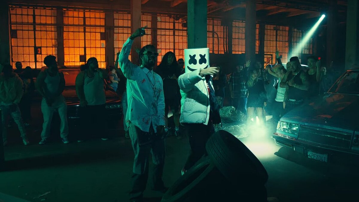 Marshmello & Eptic - HITTA (Feat. Juicy J) [Official Music Video]