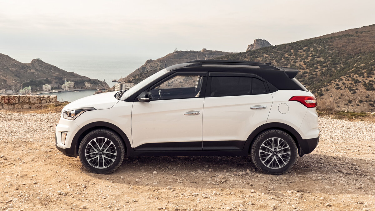 Hyundai Creta в комплектации Travel+Advanced с двухцветным кузовом