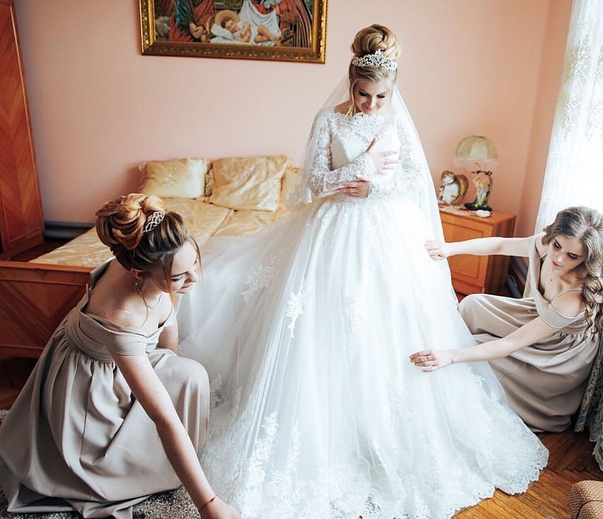 Утро невесты с подружками