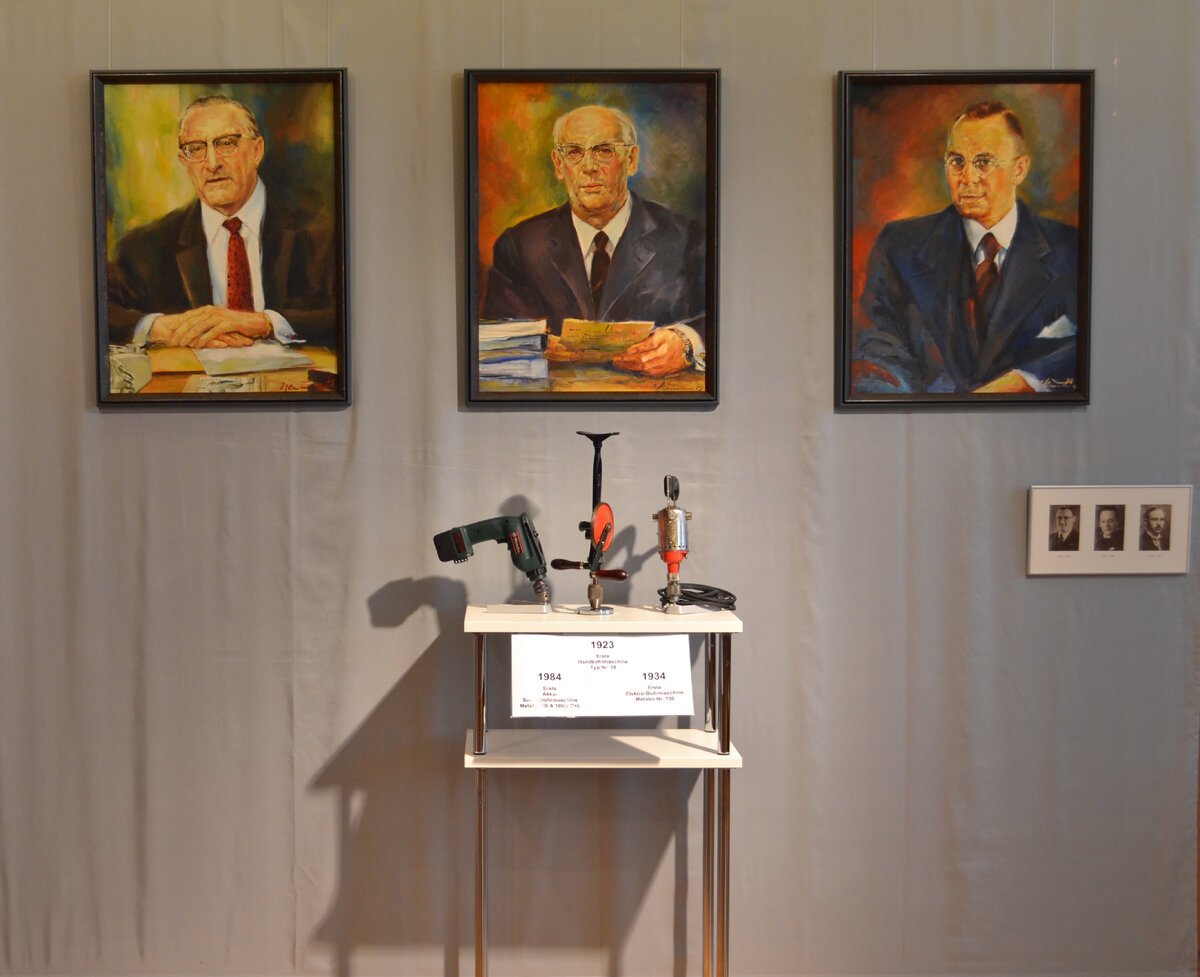 Основатели Компании Metabo, фото из музея Metabo.