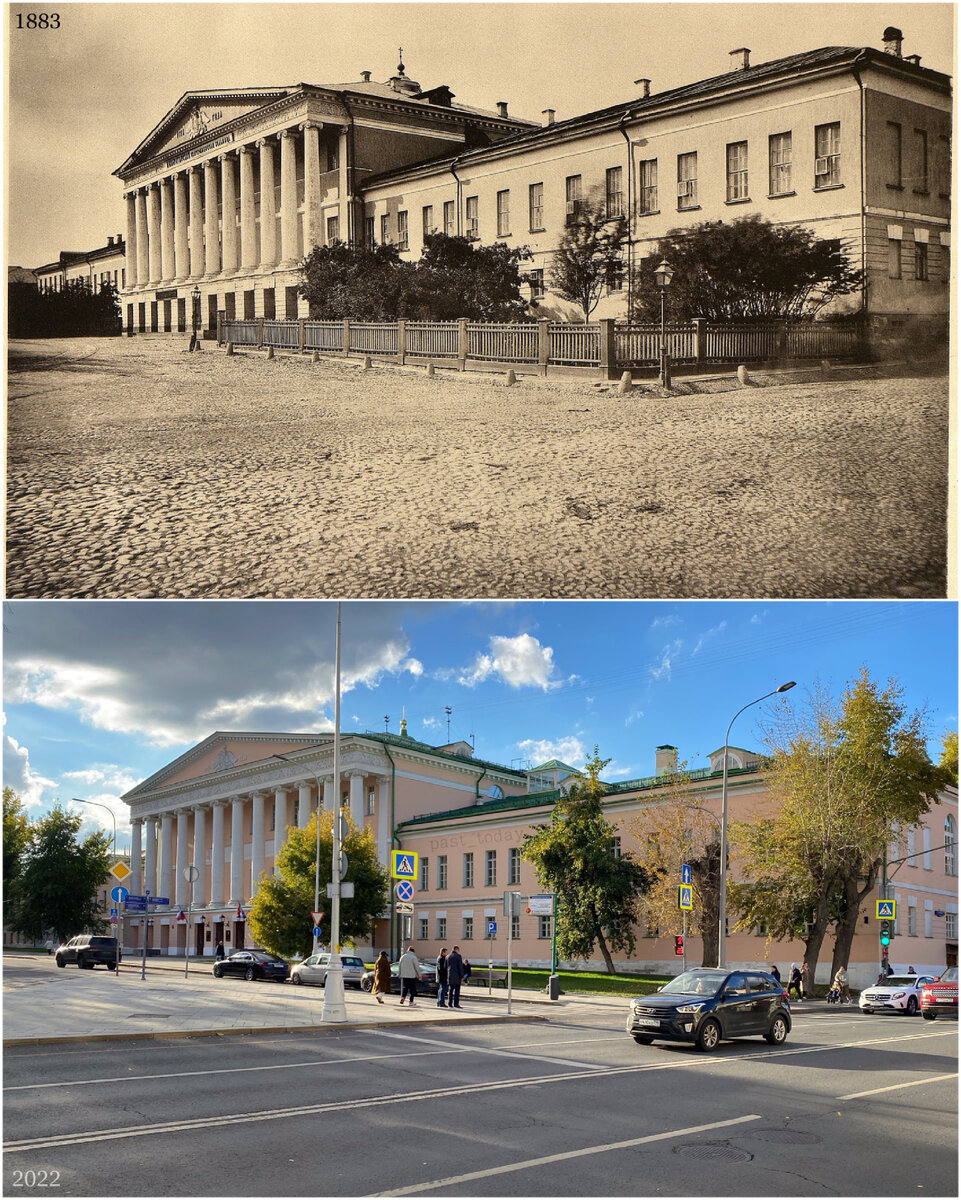 Москва. Повторяем фотографии прошлых лет. Было/стало #141. | past_today |  Дзен