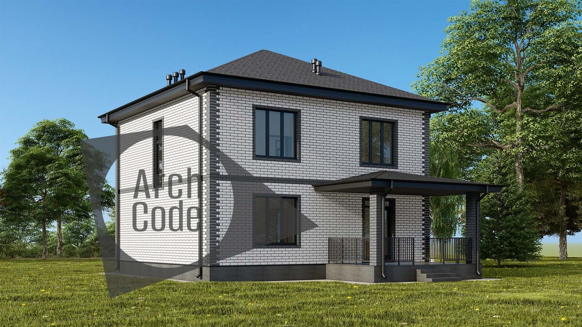 Проект двухэтажного дома. Хит! | ArchCode | Проектирование домов | Дзен