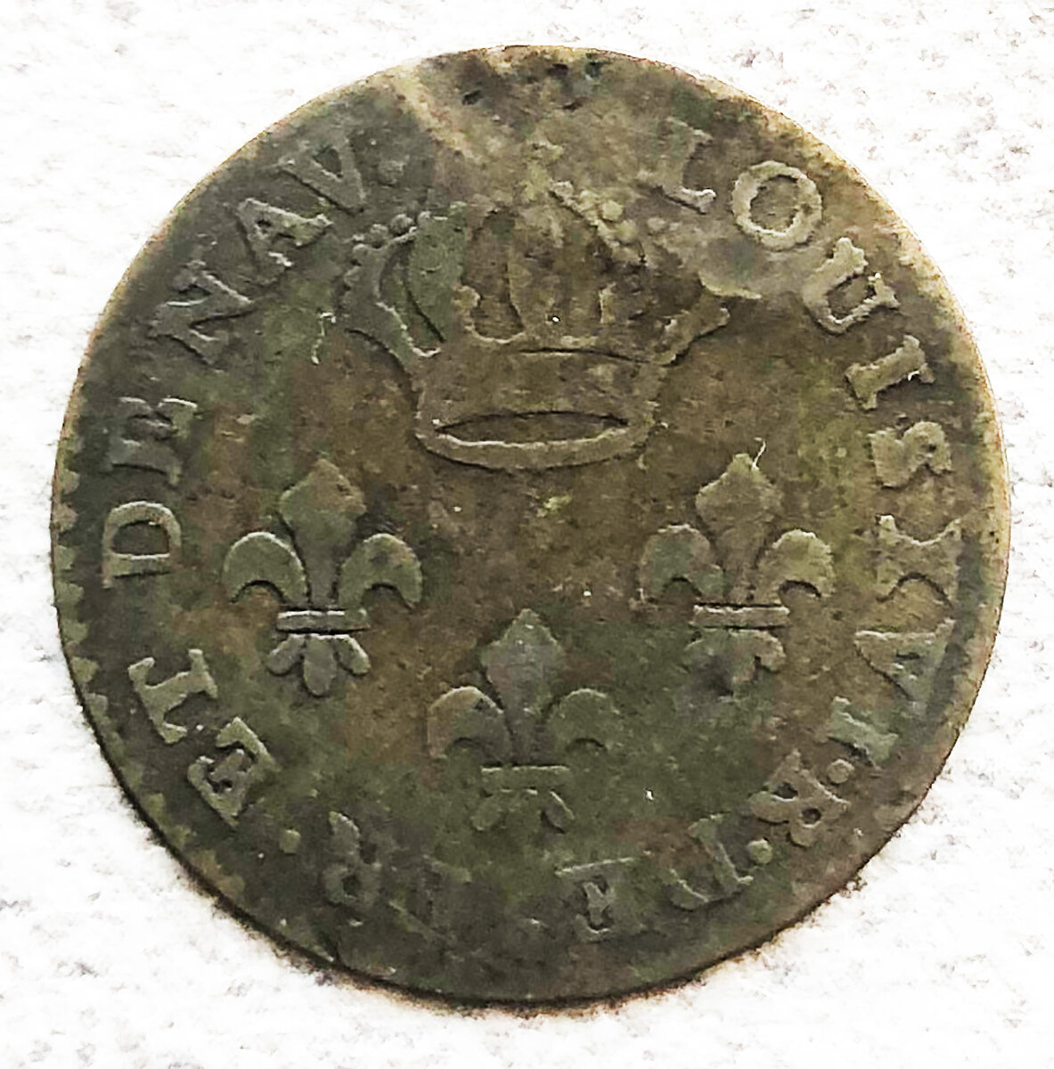 Французская Гвиана 2 су 1789. Фото автора.