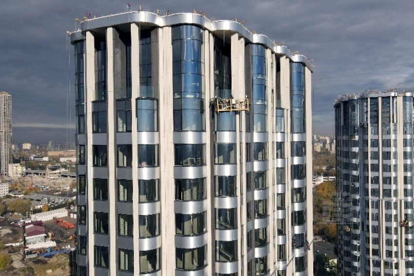 Апарт-комплекс «Level Стрешнево» – аэросъемка Новострой-М
