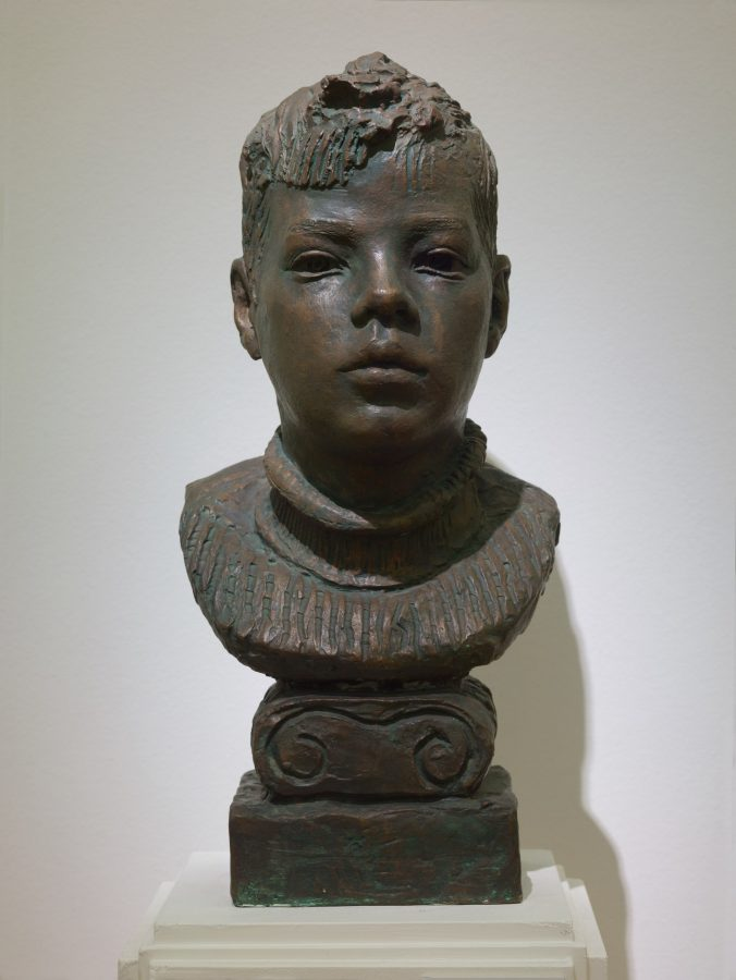  Портрет Вани (Ивана Львовича) Бруни, 1934. Бронза. Государственная Третьяковская галерея