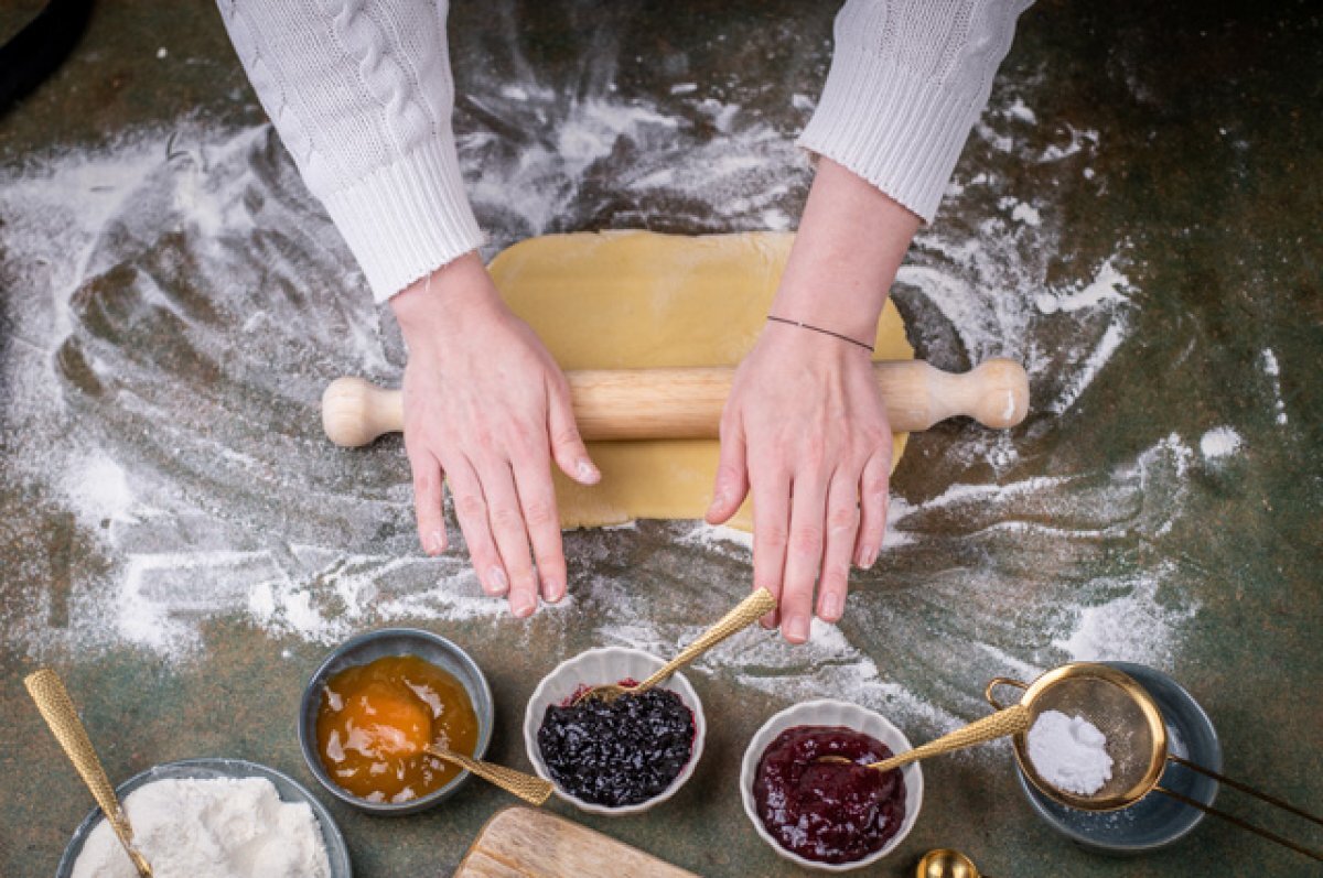    Капуста в корзинке из теста. Печем быстрые песочные пироги