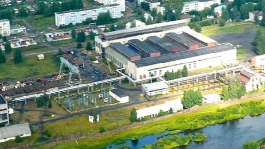 
 Часть завода с высоты птичьего полёта




