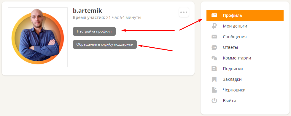 Профиль на irecommend.