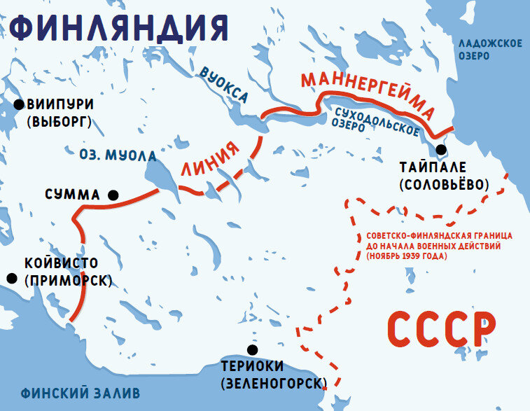 Сама линия на карте 