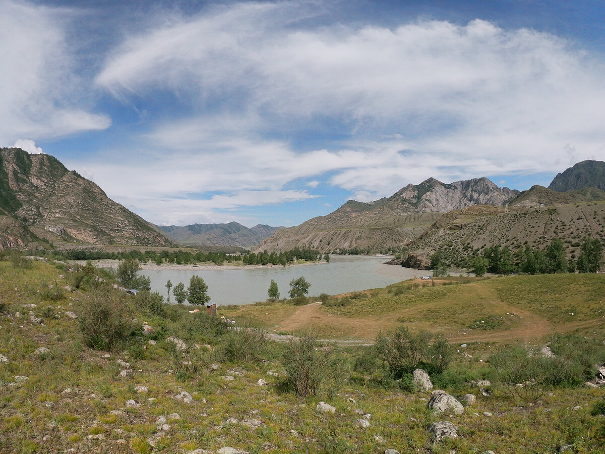 Внизу - место нашей ночевки