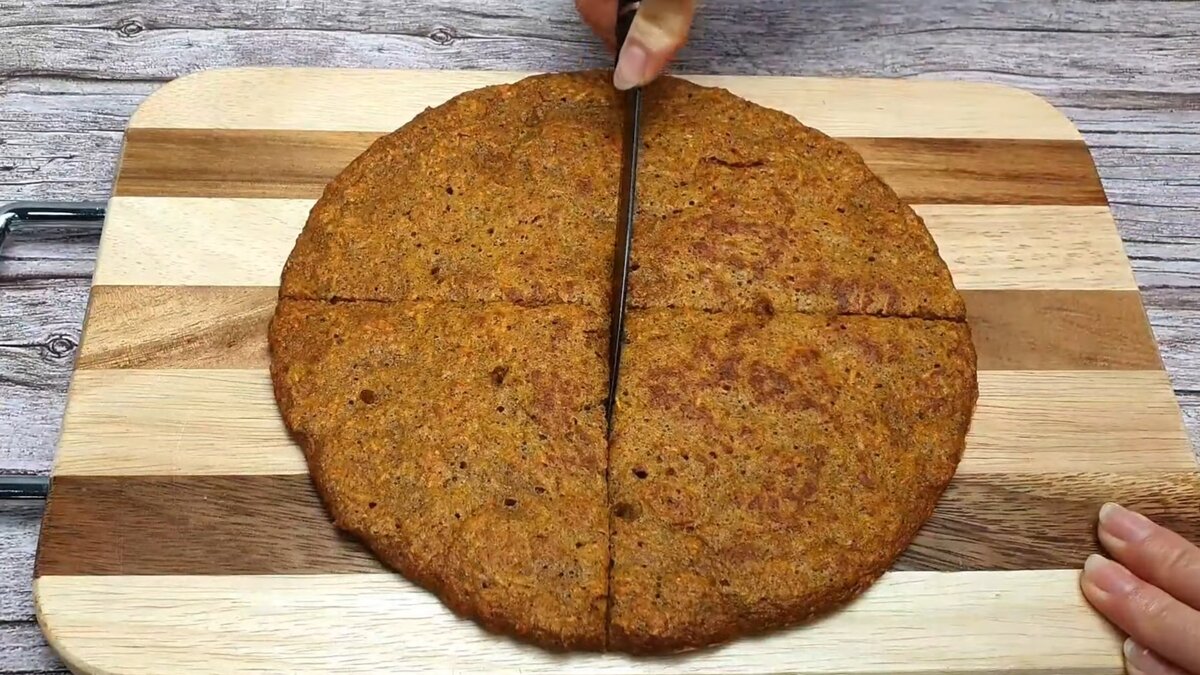 Морковный торт на сковороде