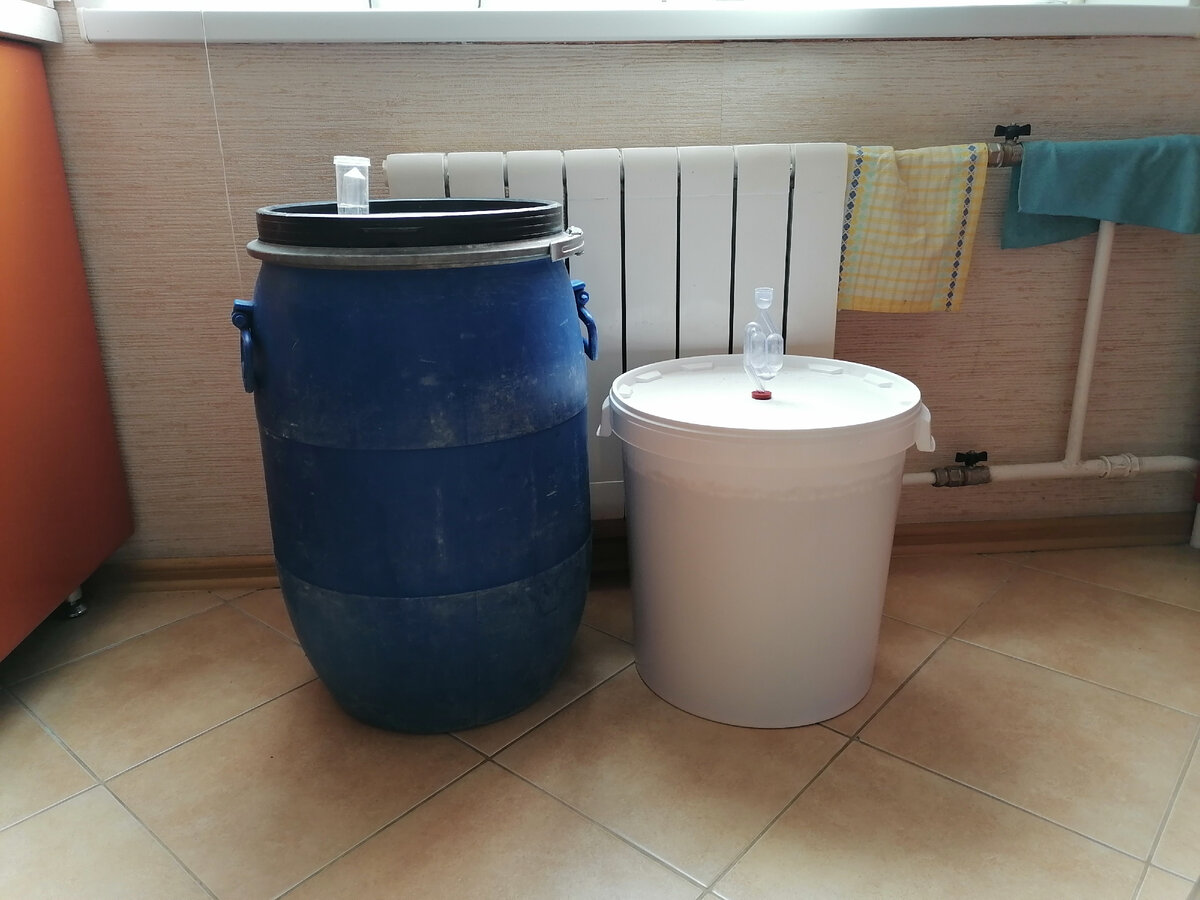 Мои бродильные ёмкости.