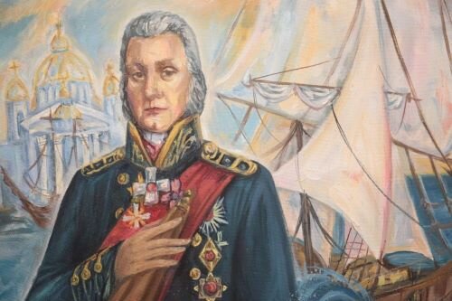 Адмирал Федор Федорович Ушаков, племянник преподобного Феодора Санаксарского. Адмирал Ушаков тоже был причислен к лику святых. 