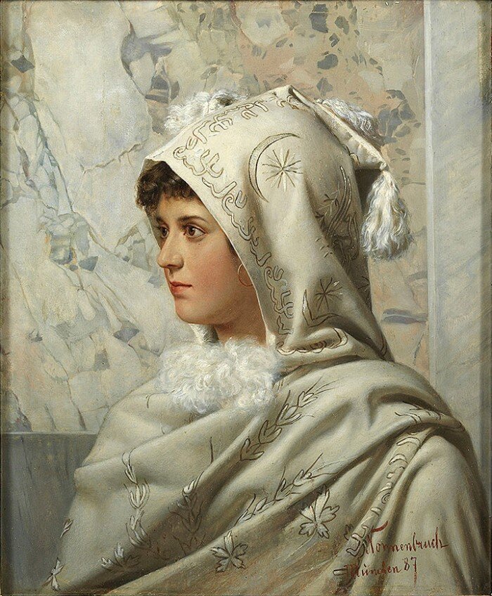 Макс Нонненбрух "Девушка в белом халате". Источник: https://ilotan136.livejournal.com/215462.html