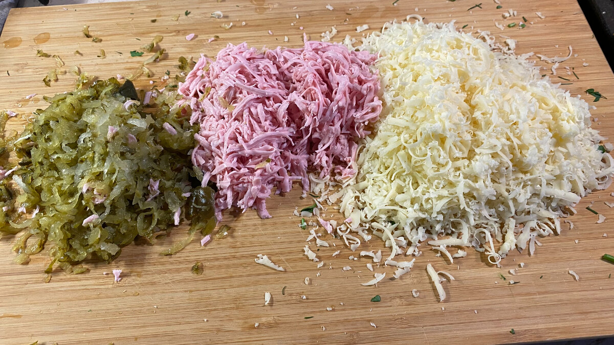 Ингредиенты необходимые для начинки. Фото автора.