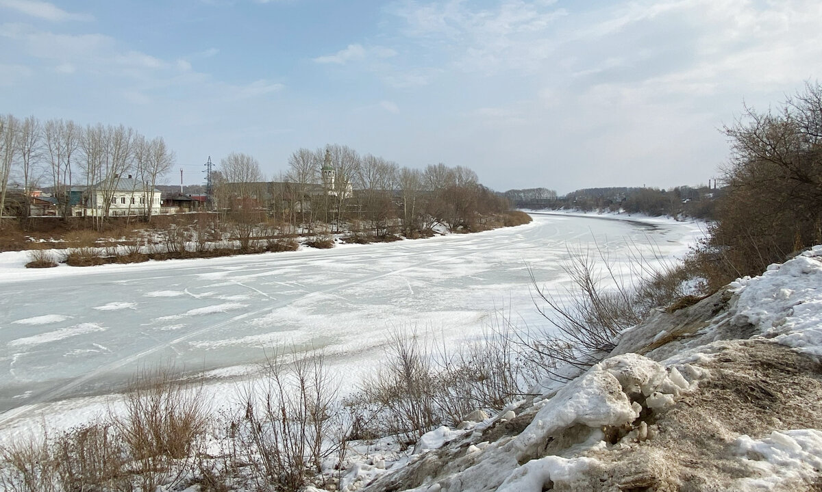 Река Сылва. Март 2023. В ожидании половодья