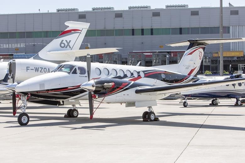 Турбовинтовые, включая King Air 360, пользуются повышенным спросом. Фото: EBACE 